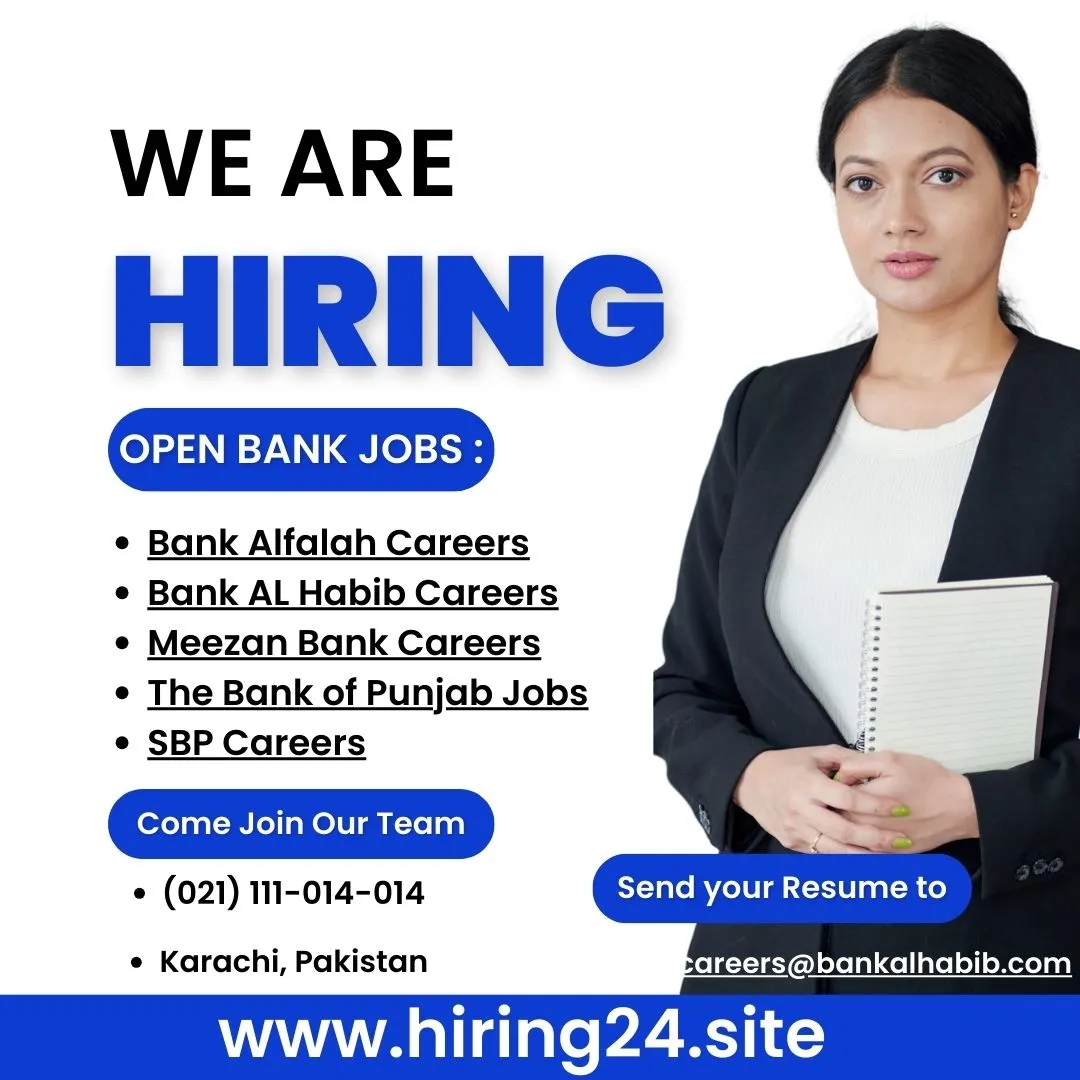 Exciting Bank Jobs 2025 in Karachi