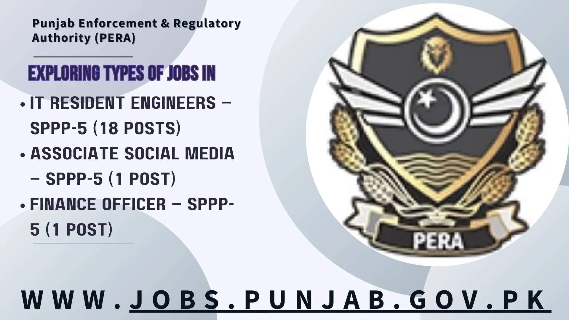 Exciting PERA Jobs 2025 in Lahore Apply Now