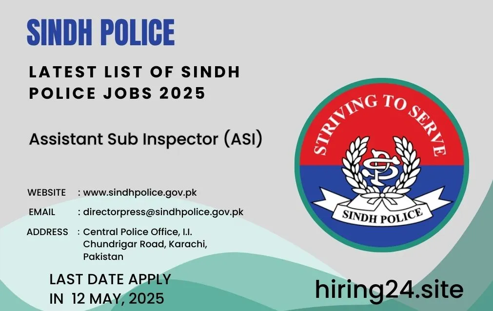 Exciting Sindh Police Jobs 2025
