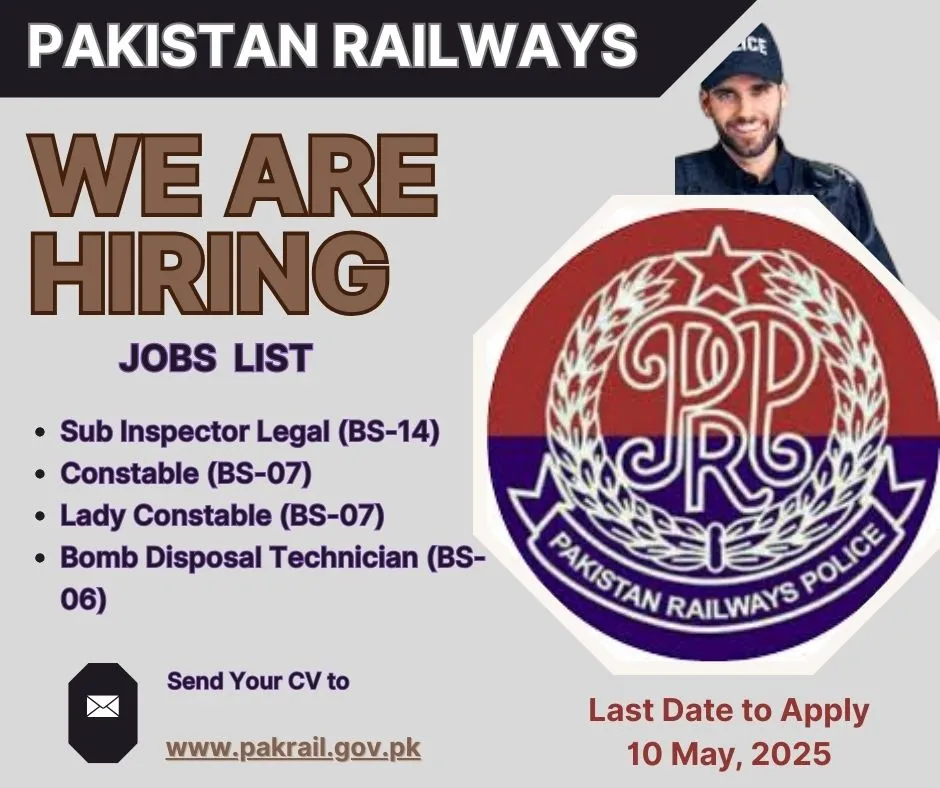 Pakistan Railways Police Jobs 2025